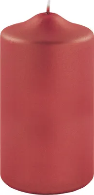 Produktbild von Fink Stumpenkerze  metallic rot