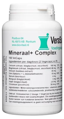 Productafbeelding van Verasupplements Mineraal+ Complex Capsules (100 capsules)