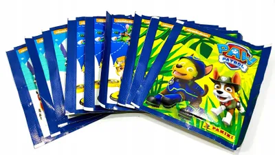 Produktbild von Paw Patrol Stickers. 9 Packets / 45 Stickers