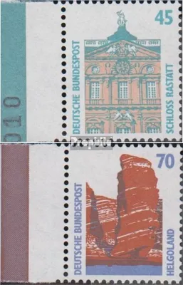 Produktbild von Briefmarken BRD (BR.Deutschland) 1990 Mi 1468-1469 Seitenrandstück (kompl.Ausg.) postfrisch Sehenswürdigkeiten