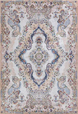 Zdjęcie produktu dla Dywan Mazovia Beżowy - Orientalny, Vintage Dywan do salonu, sypialni, biura - Można prać w pralce - 200 x 300 cm