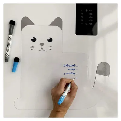 Produktbild von Magnetische Schreibtafel Meow! in Weiß