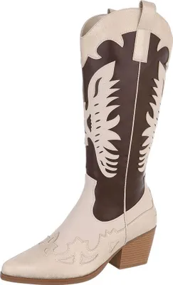 Produktbild von Ital-Design Damen Stiefel Lederoptik Western- & Bikerstiefel 87124769 Gold Gr. 37