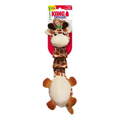 Produktbild von KONG Danglers Giraffe, Hund, Quietschendes Spielzeug, Beige, Schwarz, Braun, Plüsch, Abholen