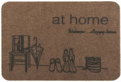 Produktbild von Multi-Decor At Home Textilfußmatte 40x60 cm Braun