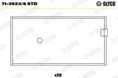 Produktbild von GLYCO 71-3923/6 STD Pleuellager für VOLVO B 12 FM 12 FH 12 8500 9700