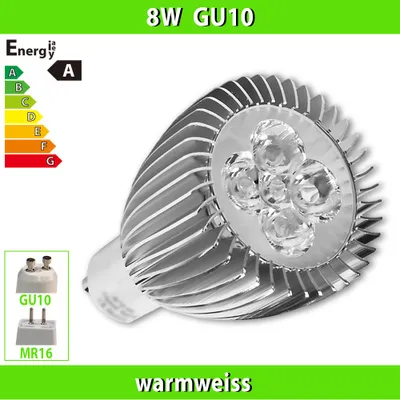 Zdjęcie produktu dla LEDVero® 8W, reflektor LED GU10, ciepła biel
