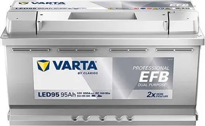 Image de Varta 12v 95ah Efb Dual Purpose P+ Standard Autobatterie One Size