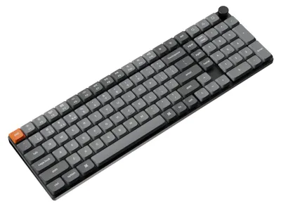 Zdjęcie produktu dla Keychron K17 Max QMK, 75%, Przewodowy i Bezprzewodowy, USB + RF Wireless + Bluetooth, Mechaniczna, RGB LED, Czarny