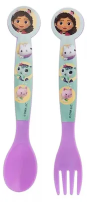 Produktbild von Gabby's Dollhouse Wonderland -Besteckset