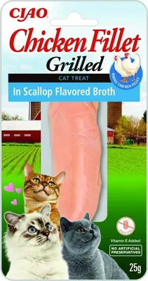Zdjęcie produktu dla Inaba Cat filet z kurczaka z przegrzebkami - 25 g