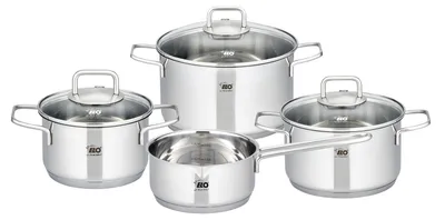 Produktbild von ELO Topfset Neotherm 4-teilig, Farbe:Edelstahl