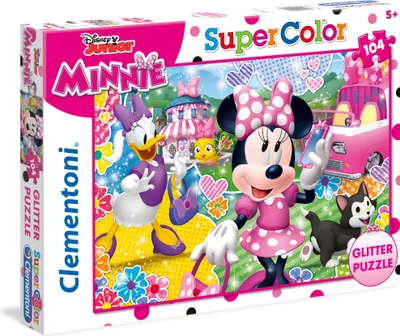 Produktbild von puzzle Glitter Puzzle Minnie 104 Teile