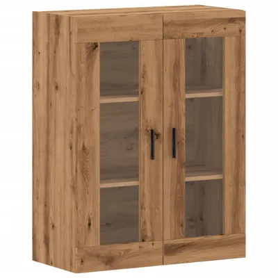 Image de Armoire murale chêne artisanal 69,5x34x90 cm