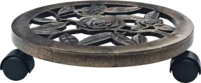 Produktbild von vidaXL Pflanzenroller 6 Stk. Bronze 30 cm Kunststoff
