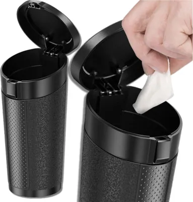 Produktbild von EDIBAZZAR | Moderner Mini-Reise-Abfalleimer fürs Auto