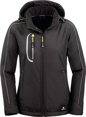 Produktbild von 4PROTECT® Damen-Softshelljacke MARYLAND, Schwarz 40