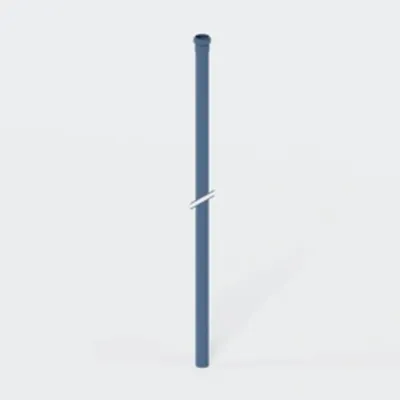 Produktbild von Poloplast POLO-KAL NG Steckmuffenrohr, DN 40, Stange mit 1500mm, 1 Stk.