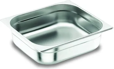 Produktbild von LACOR INOX 2/3 Behälter ohne Griff, 325 x 354 x 20 mm, Silber