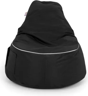 Produktbild von Hanah Home, Golf - Black, Sitzsack, Schwarz, 80 x 30 x 75 cm