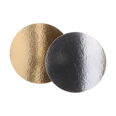 Produktbild von FunCakes Cake Boards silber/gold rund Ø30 cm  3 Stück