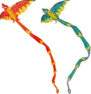 Image de Cerfs-volants prêts à voler - Pop -up 3D -Vater Drache