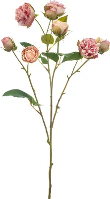 Produktbild von Mini-Rosenstrauß rosa 65 cm Kunstblume Emerald