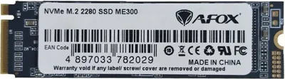 Immagine prodotto di AFOX ME300 SSD M.2 PCI-Ex4 1TB TLC 3,5 / 2,6 GB/s NVMe