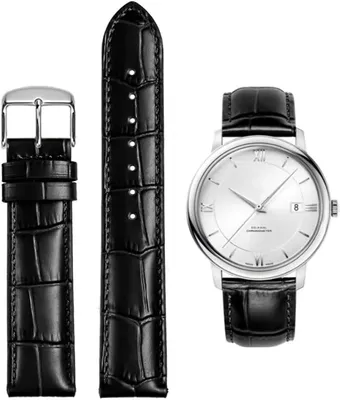 Produktbild von Uhrenarmband Echtleder Alligatorprägung 12-24mm, Ersatzarmband für Uhr