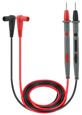 Silikon-Messleitungen 2 Stück, 0,9 m, 2 mm Goldspitze, 20 A CAT III 1000 V