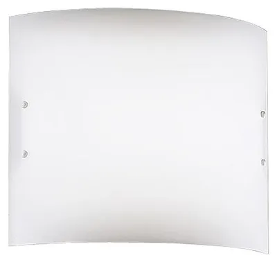 Productafbeelding van Scilla 36 cm Wandlamp/Plafondlamp, IP20, gemaakt van satijnachtig opaalacrylaat, fitting E27, wit – Rossini