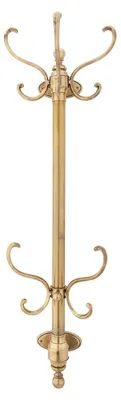Image de SIGNATURE - Porte manteaux 8 patères en laiton