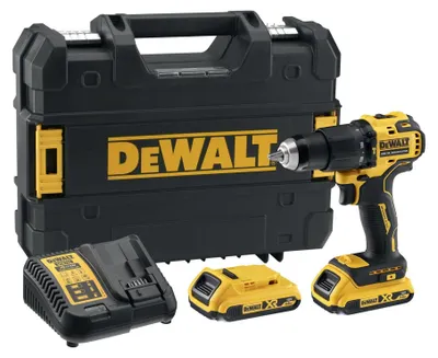 Produktbild von DEWALT 2-Gang-Akku-Schlagbohrschrauber 18V + 2 Akku + Schnellladegerät