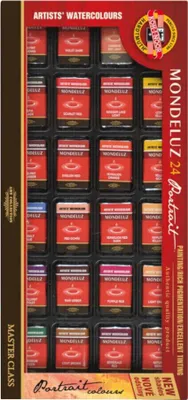 Produktbild von KOH-I-NOOR Mondeluz Set Set Aquarellfarben 24 Stück