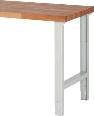 Produktbild von Promat Werkbankfuss B70xT650xH750-1100mm höhenverstellbar lichtgrau BK 650
