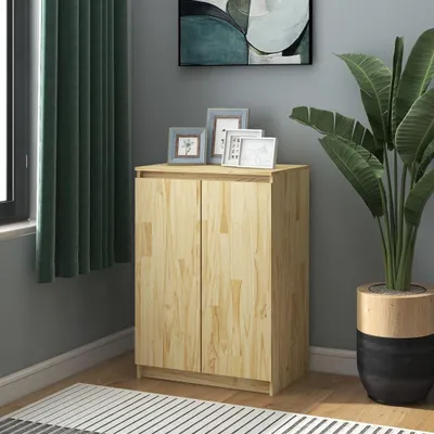 Produktbild von vidaXL Sideboard 60x36x84 cm Massivholz Kiefer