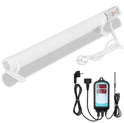 Produktbild von Ikodm Rohrheizung 120W für Gewächshaus, Heizrohr 64 cm mit Timer und Überhitzungsschutz