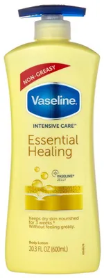 Produktbild von Vaseline Essential Healing Körperlotion – Intensive Feuchtigkeitspflege – Zieht schnell ein – 600 ml