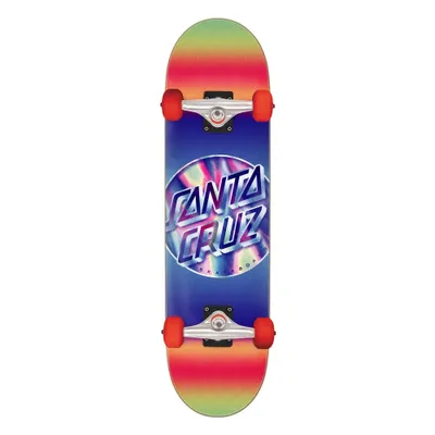 Image de Santa Cruz point chatoyant skateboard rouge violet 8.25