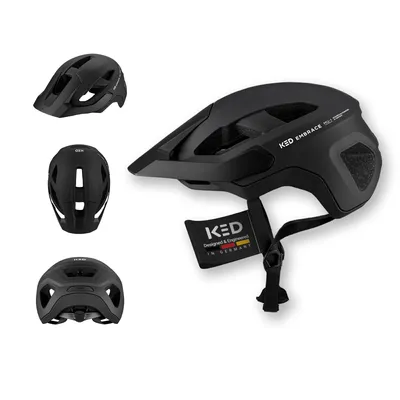 Produktbild von KED Embrace MU-1 Allround Helm Für City Trail Mit Verstellbarem Visier Und Beleuchtung Fahrradhelm Farbe: Black Matt Größe: 54-58 (M)