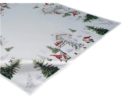 Produktbild von Tischband Wichtel im Schnee 85x85 cm Texpot Tischwäsche Dekoration Weihnachten