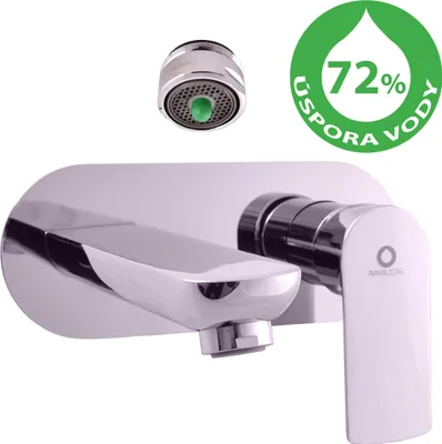 Obrázok produktu pre Úsporná podomietková umývadlová batéria RAV Slezák VLTAVA chróm VTE435