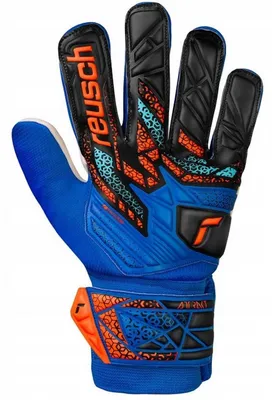 Obrázok produktu pre Reusch - „Attrakt Starter“ rukavice pre detských brankárov PP10744 (7,5) (biela/čierna/modrá)