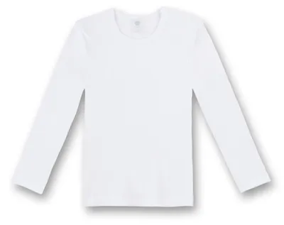 Immagine prodotto di Maglia a maniche lunghe bianca Sanetta | Maglia di alta qualità e confortevole per bambini