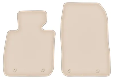 Immagine prodotto di Tappetini anteriori in velluto PREMIUM beige compatibili con Mazda CX-3 (2015-, crossover) – con fissaggi – su misura