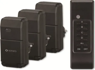 Produktbild von SONERO Funksteckdosen-Set S-RCS303, Outdoor