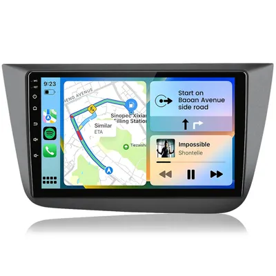 Produktbild von Hexinex 9 Zoll Android 15 Autoradio für Seat Altea XL (2004-2015) Toledo (2004-2009) 2GB+64GB, 4-Core, WIFI