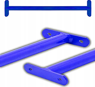 Image de Barre métallique 60 cm bleue pour jardin et aire de jeux