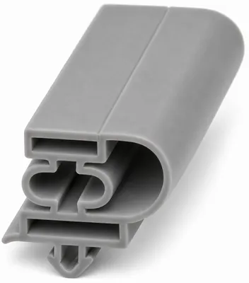 Produktbild von Magnetdichtung Profil KD11, 2500mm, Grau (Kühlschrankdichtung)