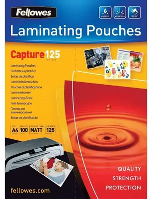 Produktbild von Fellowes 5328502, A4, 125 µm, Matt, 100 Stück(e)